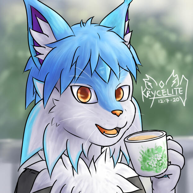 Kayrion coffee shot bust portrait